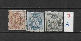 LOTE 2173B  /// (C060) CUBA TELEG.1879  EDIFIL Nº:46/49 NSG CATALOG/COTE: 36€  ¡¡¡  LIQUIDATION - JE LIQUIDE !!! - Cuba (1874-1898)