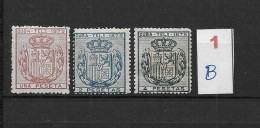 LOTE 2173B  /// (C060) CUBA TELEG.1879  EDIFIL Nº:46/49 NSG CATALOG/COTE: 36€  ¡¡¡  LIQUIDATION - JE LIQUIDE !!! - Cuba (1874-1898)