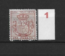 LOTE 2173B  /// (C020) CUBA TELEG.1879  EDIFIL Nº:46 NSG CATALOG/COTE:12€  ¡¡¡  LIQUIDATION - JE LIQUIDE !!! - Cuba (1874-1898)