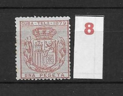 LOTE 2173B  /// (C020) CUBA TELEG.1879  EDIFIL Nº:46 NSG CATALOG/COTE:12€  ¡¡¡  LIQUIDATION - JE LIQUIDE !!! - Cuba (1874-1898)