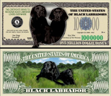 !!! USA - FANTASY NOTE -  BLACK  LABRADOR , 2006 - UNC / SERIES  WOOF - Autres & Non Classés