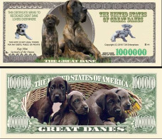 !!! USA - FANTASY NOTE - GREAT  DANE , 2010 - UNC - Autres & Non Classés