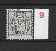 LOTE 2173B  /// (C020) CUBA TELEG.1879  EDIFIL Nº:48 NSG CATALOG/COTE:12€  ¡¡¡  LIQUIDATION - JE LIQUIDE !!! - Cuba (1874-1898)