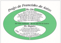 AKEO 68 Esperanto Card From Norway With The Prayer Of St Francis Of Assisi - Pregxo De Francisko El Asizo - Esperanto