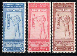 Ägypten 94 - 96 Mh Geographenkongress Siehe Scan (2 Bilder) - EGYPT / EGYPTE - Unused Stamps