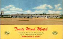 Kentucky Louisville The Trade Wind Motel Curteich - Louisville