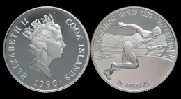 Cook Islands 10 Dollar 1990- Olympic Summergames In Barcelona 1992 - Isole Cook