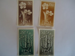 IFNI SPAIN MNH STAMPS 4  PLANTS FLOWERS - Ifni