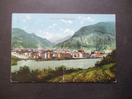 Österreich / Italien 1909 Alte AK Bozen Vom Kalvarienberg Stempel Bozen 1 Nach Meran Mit Blaustift - Bolzano (Bozen)