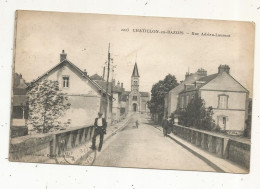 Cp, 58 , CHATILLON EN BAZOIS , Rue Adrien Laurent , Voyagée - Chatillon En Bazois