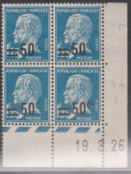 Coin Daté Pasteur N°222 50c/1F25 ** - ....-1929