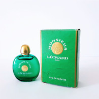 Miniatures De Parfum   MONSIEUR LEONARD De  LEONARD  EDT  5  Ml  + BOITE - Miniaturen Flesjes Heer (met Doos)