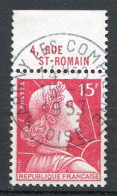 Réf 59 CL2 < -- FRANCE < N° 1011a PUB " 4 Rue St Romain " Beau Cachet Margny Les Compiegne < Muller Ø Used Ø Oblitéré - Used Stamps
