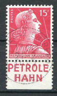 Réf 59 CL2 < -- FRANCE < N° 1011a PUB CHEVEUX " PETROLE HAHN " Cachet Compiegne Entrepot < Muller Ø Used Ø Oblitéré - Used Stamps