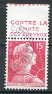 Réf 59 CL2 < -- FRANCE < N° 1011a PUB " Contre La Chute Des Cheveux " Cachet Compiegne < Muller Ø Used Ø Oblitéré - Used Stamps