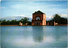 Delcampe - CPM MAROC Marrakech-Le Pavillon Et Bassin De La Ménara (342724) - Marrakech