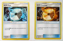 LOT 2 CARTE POKEMON ROM Combat 94/111 ET ROM Eau 157/181 Française - Lots & Collections