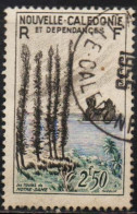 NOUVELLE CALEDONIE NEW NUOVA CALEDONIA 1955 TOWERS OF NOTRE DAME 2.50fr OBLITERE' USED USATO - Gebruikt