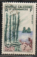 NOUVELLE CALEDONIE NEW NUOVA CALEDONIA 1955 TOWERS OF NOTRE DAME 3.00fr OBLITERE' USED USATO - Used Stamps