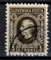 Slovaquie 1939 Mi 42 Yb (Yv 29), Obliteré, Avec Filigrane, Dentelé 10 1/4 - Gebraucht