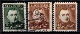 Slovaquie 1939 Mi 67-8 A+C (Yv 45+45 A), Obliteré, - Oblitérés