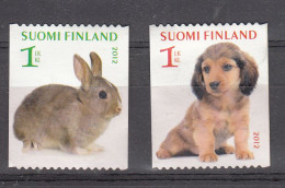 Finland 2008 Mi Nr 2196 + 2197 : Konijn + Hond, Rabbit + Dog - Used Stamps