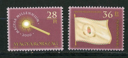 HONGRIE : MILLENAIRE - N° Yvert 3782+3783 ** - Neufs