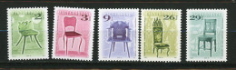 HONGRIE : CHAISE - N° Yvert 3732/2736 ** - Unused Stamps