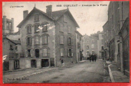 CPA 63  CUNLHAT Avenue De La Poste - Cunlhat