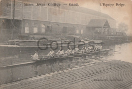 Belgium - La Match Jesus College - Gand - L'Equipe Belge - Boat Race - Canotage - Rudersport