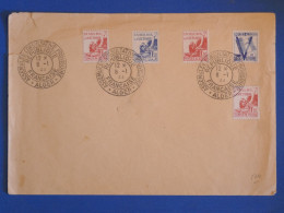 BS15  ALGERIE  BELLE LETTRE  ASSEMBLEE PROVISOIRE  ALGER  RARE 1944 + SEUL BUT VICTOIRE  AFFR. PLAISANT+++ ++ - Covers & Documents