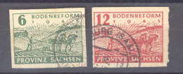 SBZ  - Provinz Sachsen  :  MI 85-86  (o) - Used