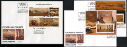 Sierra Leone 2022, Space, Mars Project, 4val In BF+2BF In 3FDC - Afrique