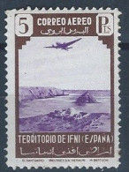 IF34SASF-L4429PC-Tespaereo.Marroc.Maocco.IFNI ESPAÑOL. PAISAJES Y AVION.PLAYA 1943.(Ed 34**) Sin Charnela.MAGNIFICO - Ongebruikt