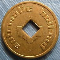 KB026-2a Ch - AUTOMATIC HOLLAND Hole - Dordrecht - B 20.0mm - Koffie Machine Penning - Coffee Machine Token - Firma's