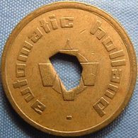 KB026-8b - AUTOMATIC HOLLAND 0 O'clock Hole - Dordrecht - B 22.0mm - Koffie Machine Penning - Coffee Machine Token - Professionali/Di Società