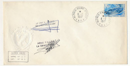 TAAF - Env Affr 1,10 Rorqual Bleu - Cad Alfred Faure Crozet - 8/2/1977 - Lettres & Documents