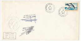 TAAF - Env Affr 1,50 Dauphin De Commerson - Cad Alfred Faure Crozet - 8/2/1977 - Covers & Documents