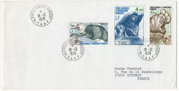 TAAF - Env Affr 1,40 Cormoran + 4,00 Otarie + 10,00 Elephant De Mer - Cad Alfred Faure Crozet - 8/12/1978 - Lettres & Documents