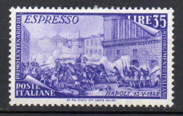 1948 Repubblica Espresso "Risorgimento" N. E32 Lire Integro MNH** - Express/pneumatic Mail