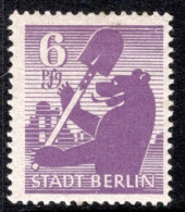 Berlin - Brandenburg 1945 Single 6pf Stamp Arms Of Berlin In Mounted Mint - Berlin & Brandebourg