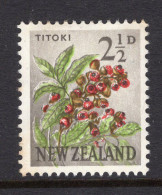 New Zealand 1960-66 Pictorials - 2½d Titoki HM (SG 784) - Neufs