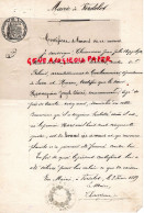 77- VERDELOT-REBAIS- RARE CERTIFICAT BONNES VIE ET MOEURS- MAIRE JEAN HIPPOLYTE CHAUVEAU-MAIRIE-JOSEPH HENNEQUIN 1889 - Documentos Históricos