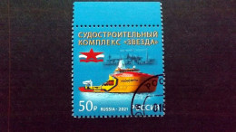 Russland 3034 Oo/used, Schiffbaukomplex „Swesda“, Bolschoi Kamen - Gebraucht