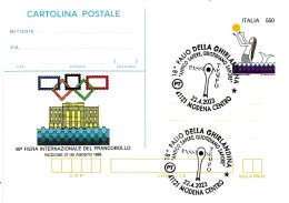 ITALIA ITALY - 2023 MODENA 18° Palio Ghirlandina Gara Tra Aceti Balsamici (cucchiaio Per Aceto Balsamico) Su CP -10567 - Alimentation