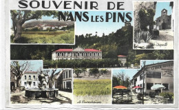 D 83. NANS LES PINS. SOUVENIR.  CARTE ECRITE - Nans-les-Pins