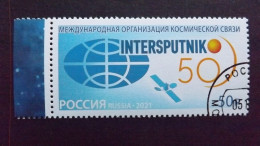 Russland 3051 Oo/used, 50 Jahre Internationale Satellitenorganisation „Intersputnik“. - Gebraucht