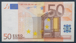 50 Euro 2002 M001 V Spain Duisenberg V00 Nº MUY BAJO / LOW SERIAL Circulated - 50 Euro