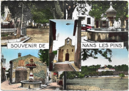 D 83. NANS LES PINS. SOUVENIR.  CARTE ECRITE - Nans-les-Pins