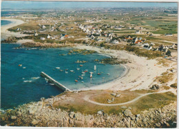 CLEDER  LA PLAGE ET LE PORT DE KERFISSIEN - Cléder